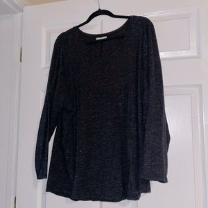black speckled long sleeve